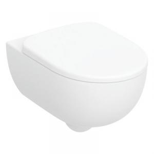 Geberit Selnova fali WC mélyöblítésű készlet, Premium, zárt forma, Rimfree, WC-ülőkével (501.991.00.1)