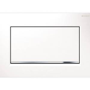 Geberit Sigma30 működtető nyomólap, öblítés/stop működtetésű, fehér/fényes (115.893.KJ.1)