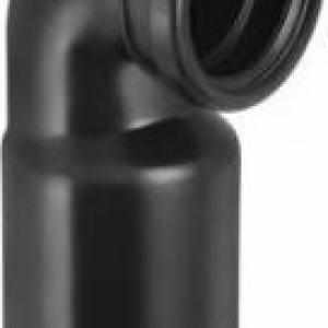 GEBERIT WC bekötőcső könyök fali PE-HD 90° 90 mm (366.925.16.1)