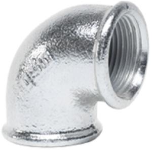 Gebo horganyzott könyök BB 5/4'' (90-7V)