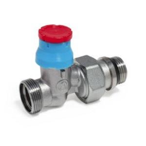 Giacomini R412G termosztatikus radiátorszelep 1/2"x18 KM egyenes (R412X034)