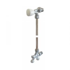 Giacomini R438TG kétcsöves, egyenes, kétpontos radiátorszelep, 1/2" x 18mm (R438X036)