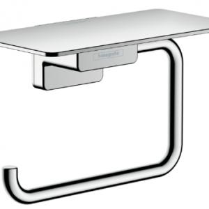Hansgrohe AddStoris WC papír tartó polccal, króm (41772000)