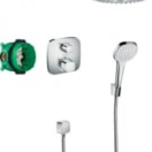 Hansgrohe Croma Select E falsík alatti zuhanyrendszer Ecostat E termosztáttal (27294000)
