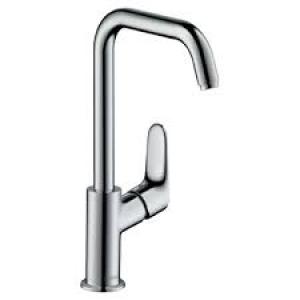 Hansgrohe Focus egykaros mosdó csaptelep 240 elforgatható kifolyóval, automata lefolyógarnitúrával (31609000)