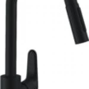 Hansgrohe Focus fekete mosogató csaptelep kihúzható zuhanyfejjel (31815670)