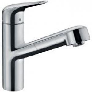 Hansgrohe M42 egykaros mosogató csaptelep kihúzható kifolyóval (71814000)