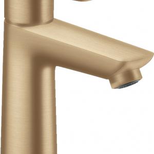 Hansgrohe Talis E egykaros mosdócsaptelep 110 automata lefolyó-garnitúrával, szálcsiszolt bronz 71710140