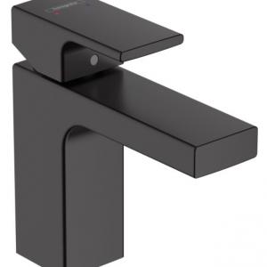 Hansgrohe Vernis Shape egykaros mosdócsaptelep 100, automata lefolyógarnitúrával matt fekete 71561670