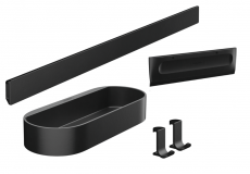 Hansgrohe WallStoris Zuhany szett, matt fekete 27967670