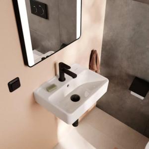 Hansgrohe Xanuia Q kerámia mosdó 45x34cm csapfurattal és túlfolyóval, fehér (60130450)