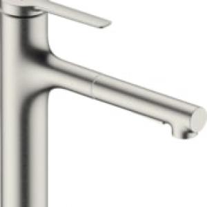 Hansgrohe Zesis M33 mosogató csaptelep 160 kihúzható kifolyóval (74801800)