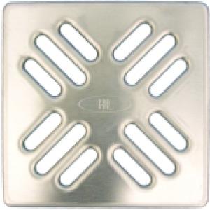 HL037N.1E lefolyórács (nemesacél) 115x115