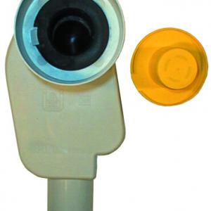 HL134.0/50 Mosdószifon falba süllyesztve DN40x5/4' kihúzható búvárcsővel