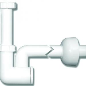HL135/40 Mosdószifon DN40x5/4', elfordítható kimenettel, tisztítókazettával és rozettával