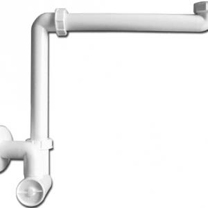 HL137N/30 mosdószifon DN32x5/4'' rozettával