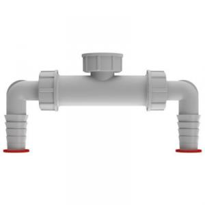 HL2 mosógépbekötő pipa dupla