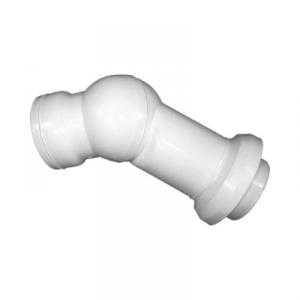 HL210.WE WC-csatlakozó DN110, 0-90°-ig szögbe állítható, ajakos tömítéssel