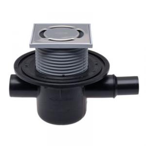 HL300 padlóösszefolyó DN50 vízszintes kimenettel