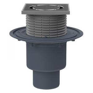 HL310N padlóösszefolyó DN50/75/110 függőleges kimenettel