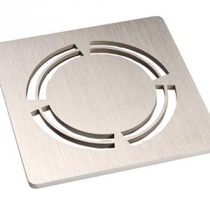 HL3127 Nemesacél lefolyórács 115x115 a "Primus" változat (V4A)