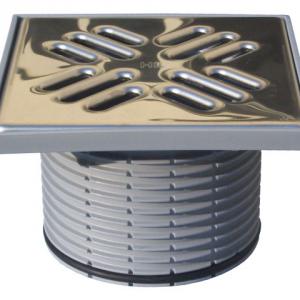 HL39.1 Magasító elem d 110mm/147x147mm/138x138mm nemesacél lefolyóráccsal, bűzzárral