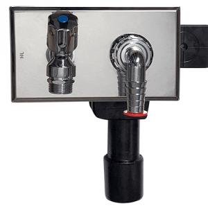 HL406 mosógép szifon falba süllyesztve DN40/50