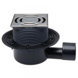 HL5100 padlóösszefolyó DN50/75 vízszintes kimenettel