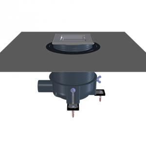 HL540I PRIMUS DRAIN épített zuhany lefolyó szigetelő gallérral és csempézhető látható résszel