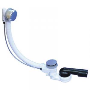 HL555N fürdőkád le- és túlfolyó 6/4", gömbcsuklós DN40/50 szifonnal