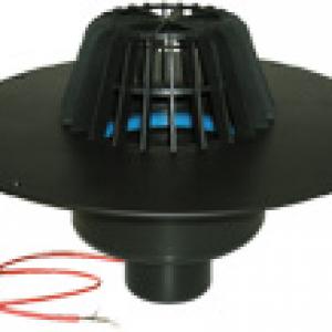 HL62.1F/1 Lapostető lefolyó függőleges DN110