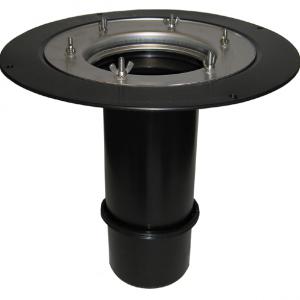 HL65 Magasító elem 300mm/d 125mm szigetelőkarimával, szorítóelemmel