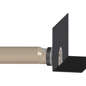 HL68H.0/110 Attikalefolyó bitumengallérral és PP csatlakozócsővel DN110