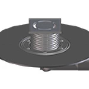 HL80H balkon- és teraszlefolyó DN50/75 elfordítható kimenettel, mechanikus bűzzárral