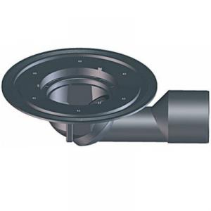 HL80K Balkon- és teraszlefolyó test DN50/75 elfordítható kimenettel