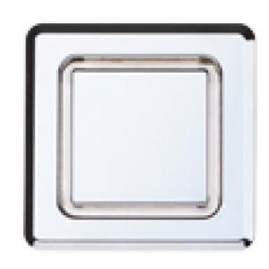 HL905.2 Króm réselt légbeszívó előlap a HL905.0 falba süllyesztett légbeszívó szelephez