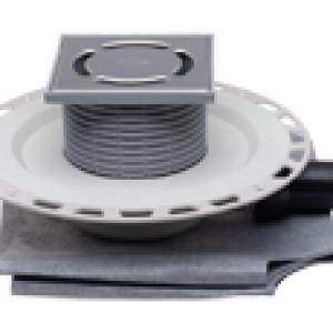 HL90PrD padlóösszefolyó szigetelő gallérral DN40/50