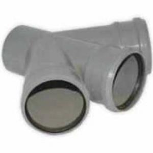 kettős ág idom  50/110/ 50 45 PVC