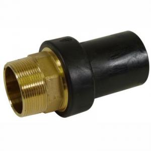 Kpe hosszú PE-sárgaréz átmeneti idom KM 25-3/4" PE100 SDR11