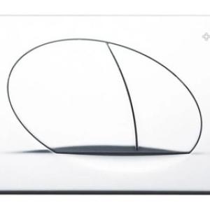 LIV Selenite Duo WC nyomólap, fehér (195853)