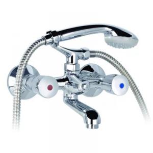 Mofém Eurosztár Fali kád-mosdó (KMT) csaptelep zuhanyszettel (145-0070-00)