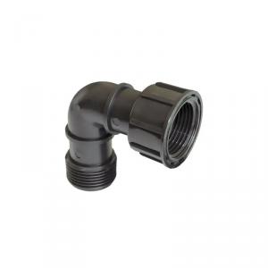 Műanyag hollanderes könyök 1" KB (06230010)