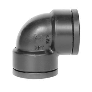 Műanyag könyök BB 1/2" (06110010)