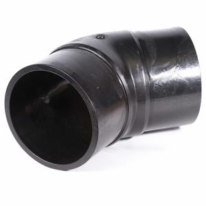 PE100 könyök tompa hosszú 90/45°