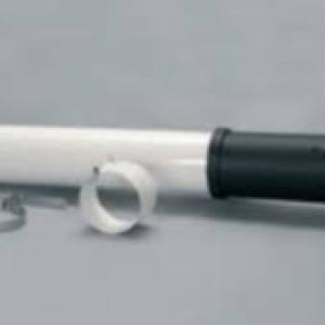 Saunier Duval Kültéri füstgáz kivezető elem fekete, az A2032300 cikkszám helyett) 0020230604