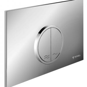 Schell MONTUS CIRCUM WC-nyomólap, fényes króm (031190699)