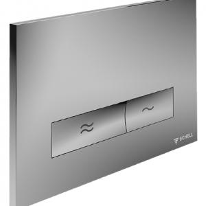 Schell MONTUS KONKAV WC-nyomólap, króm (031220699)