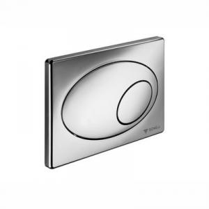SCHELL WC-nyomólap 2 vízmennyiséges, króm (032630699)
