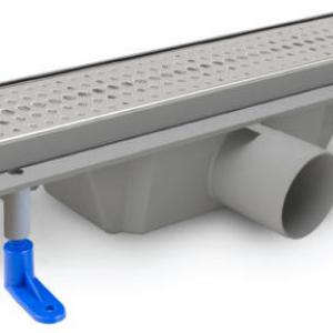 Styron Zuhanyfolyóka egyenes, rozsdamentes ráccsal, Basic, 400 mm (STY-B-40)