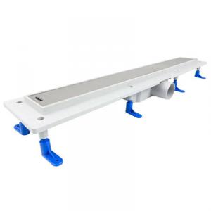 Styron zuhanyfolyóka Klasszik rozsdamentes fedráccsal 900mm (STY-K 900)